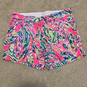 Lilly Pulitzer Callahan Shorts “Palm Reader”